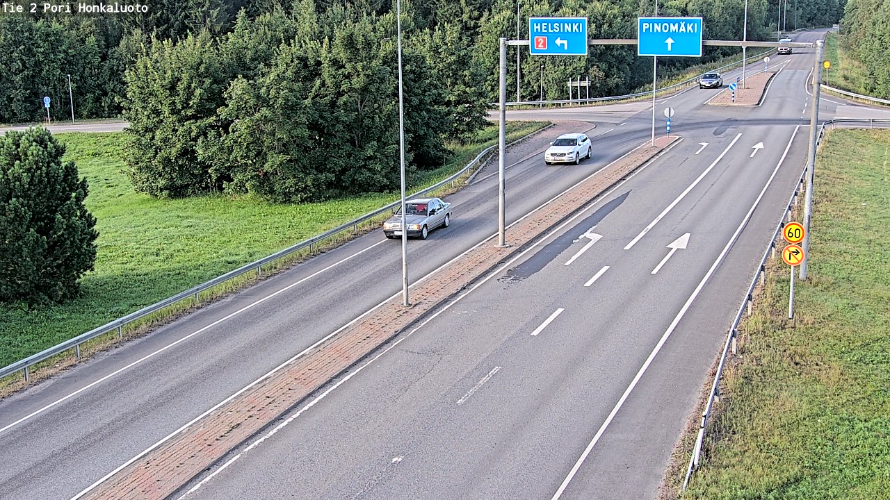 Kelikamerat Kuva Tie 2 Pori, Honkaluoto, Pori, Satakunta