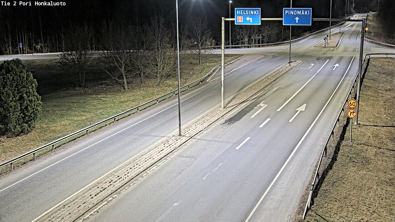 Kelikamerat Kuva Tie 2 Pori, Honkaluoto, Pori, Satakunta