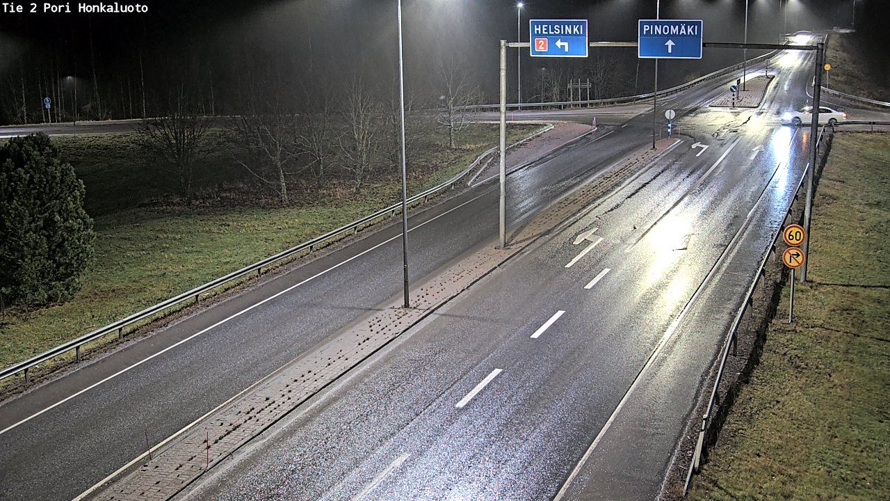 Weather Camera Image Väg 2 Björneborg, Honkaluoto, Pori, Satakunta