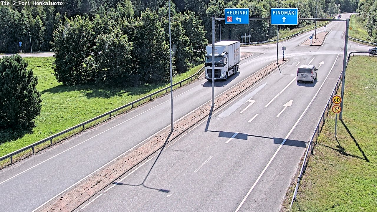 Kelikamerat Kuva Tie 2 Pori, Honkaluoto, Pori, Satakunta