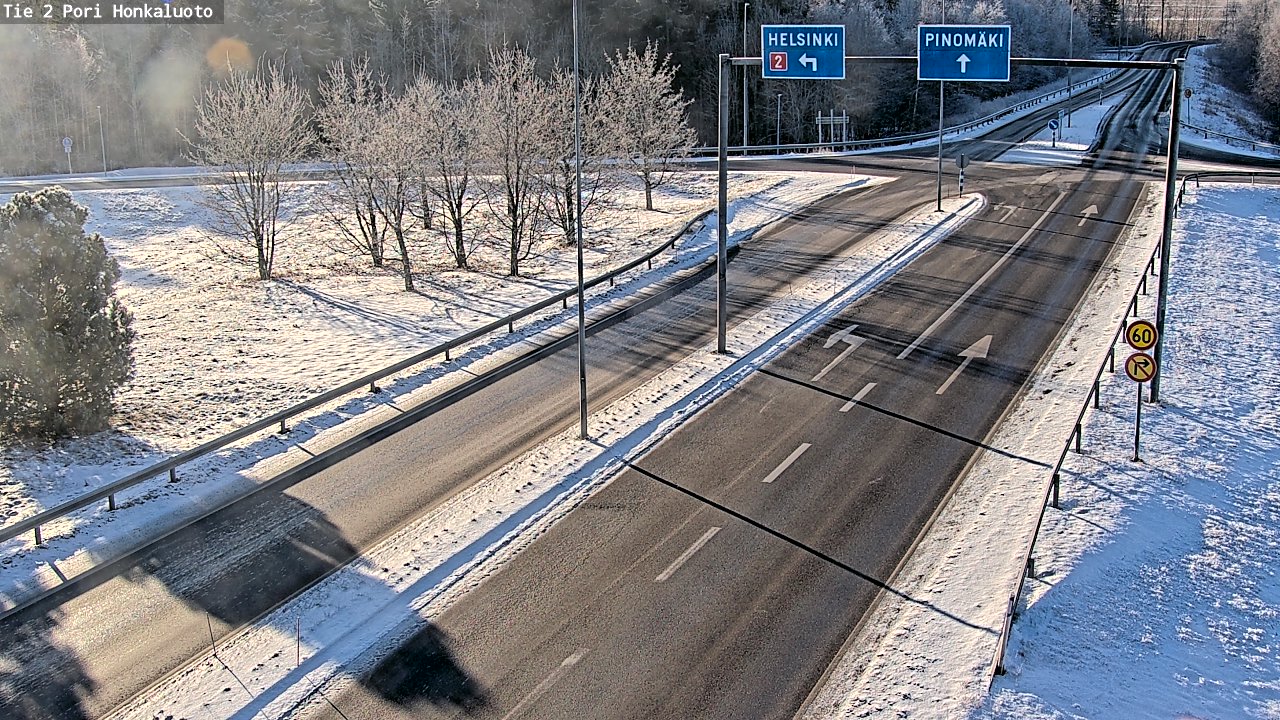 Kelikamerat Kuva Tie 2 Pori, Honkaluoto, Pori, Satakunta