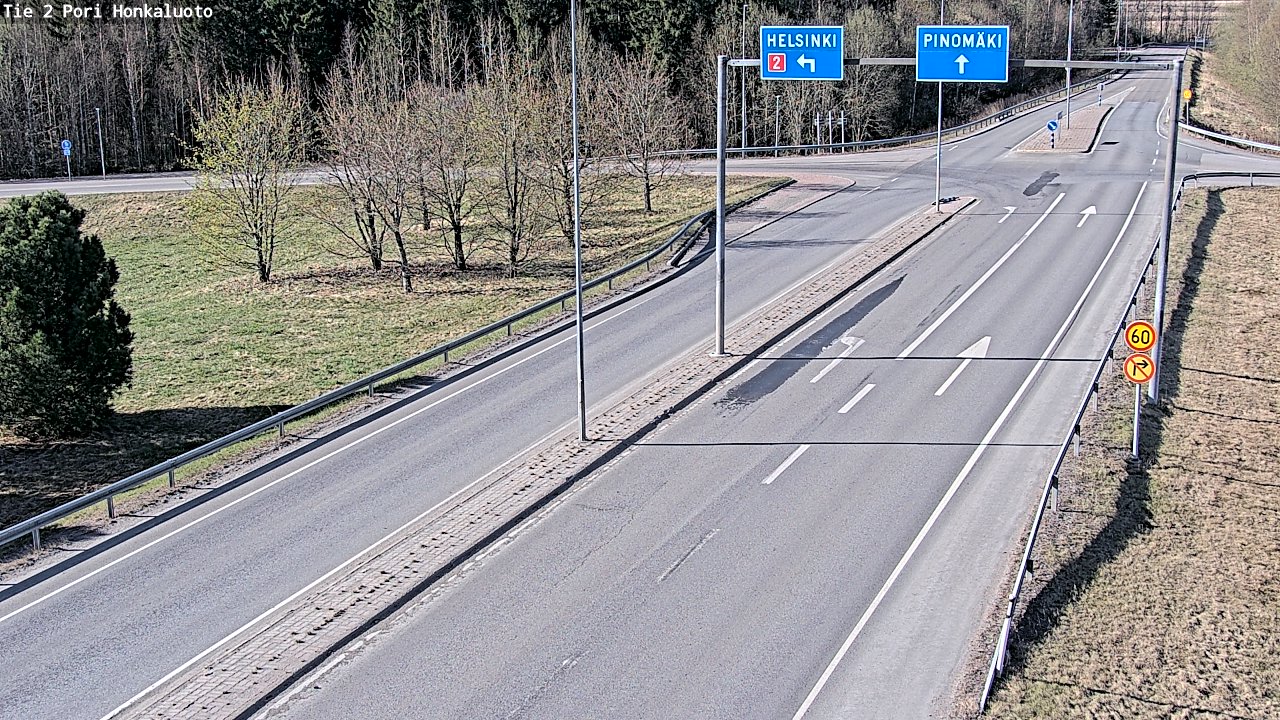 Kelikamerat Kuva Tie 2 Pori, Honkaluoto, Pori, Satakunta