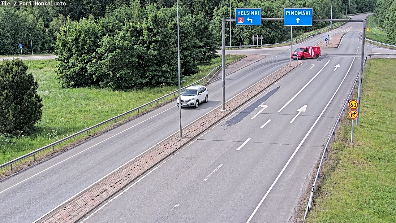 Kelikamerat Kuva Tie 2 Pori, Honkaluoto, Pori, Satakunta