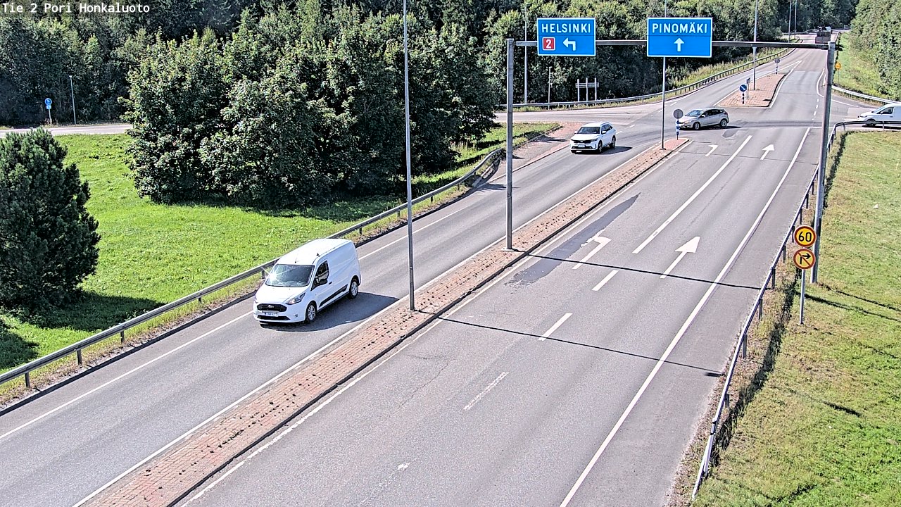 Kelikamerat Kuva Tie 2 Pori, Honkaluoto, Pori, Satakunta