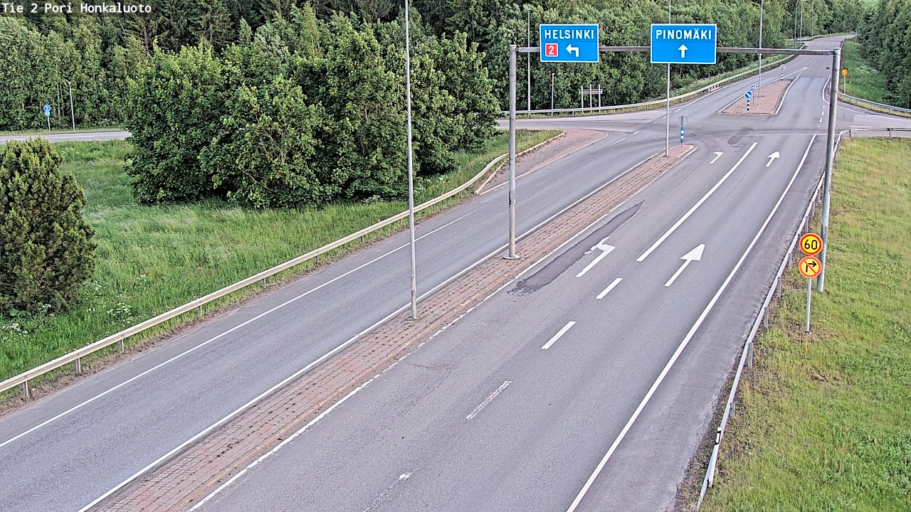 Kelikamerat Kuva Tie 2 Pori, Honkaluoto, Pori, Satakunta