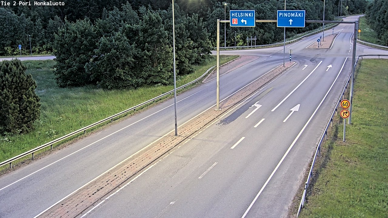 Kelikamerat Kuva Tie 2 Pori, Honkaluoto, Pori, Satakunta