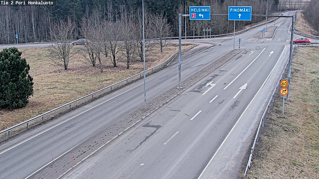 Kelikamerat Kuva Tie 2 Pori, Honkaluoto, Pori, Satakunta