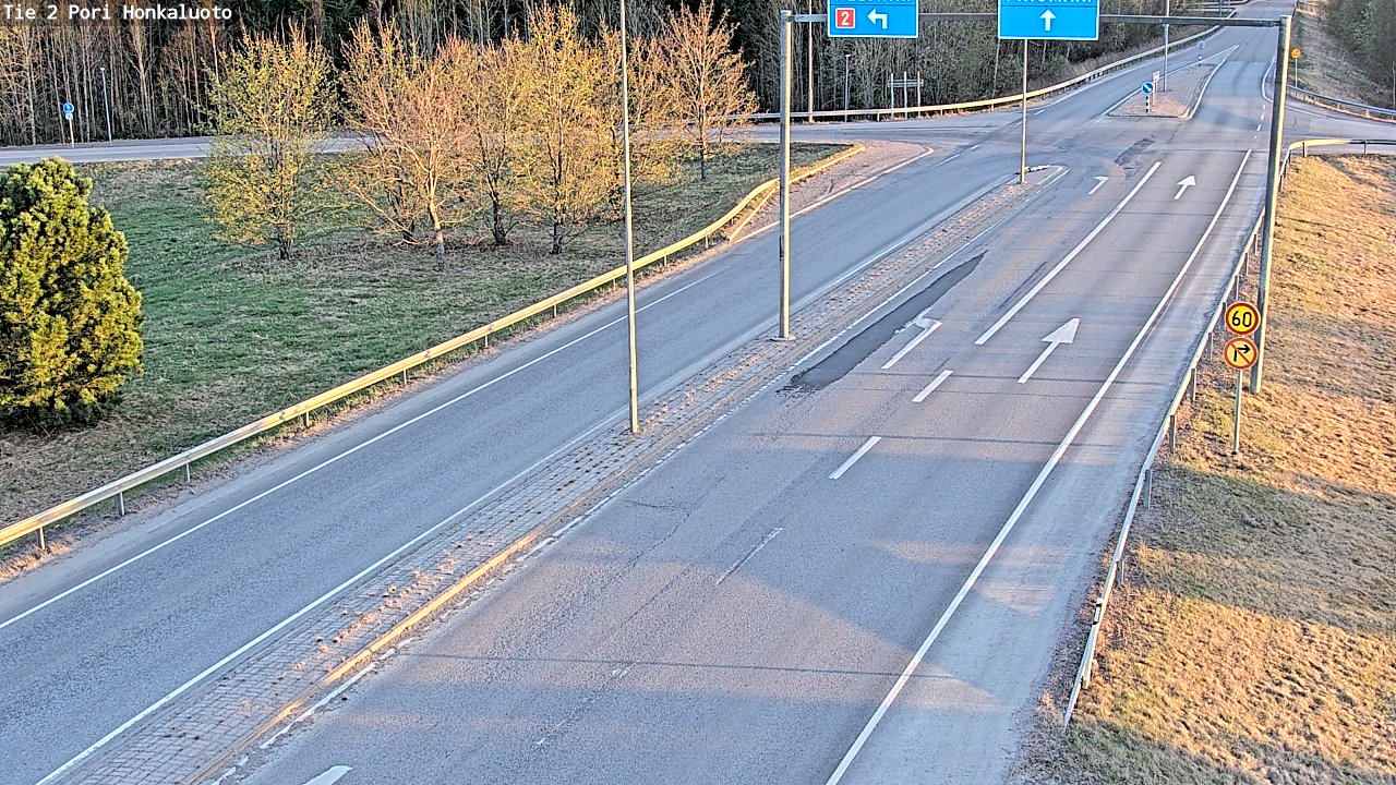 Kelikamerat Kuva Tie 2 Pori, Honkaluoto, Pori, Satakunta