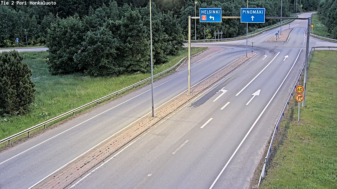 Kelikamerat Kuva Tie 2 Pori, Honkaluoto, Pori, Satakunta
