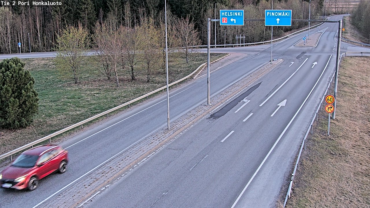 Kelikamerat Kuva Tie 2 Pori, Honkaluoto, Pori, Satakunta