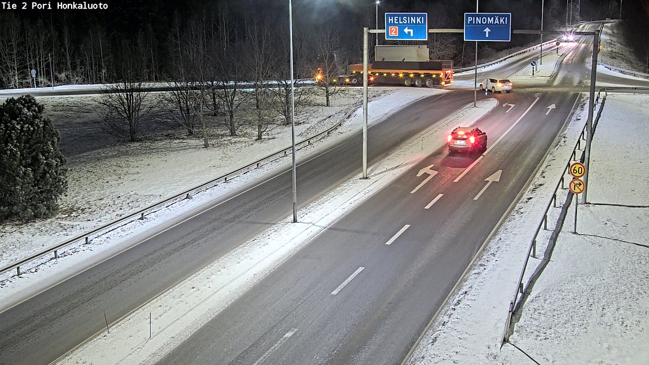 Weather Camera Image Road 2 Pori, Honkaluoto, Pori, Satakunta