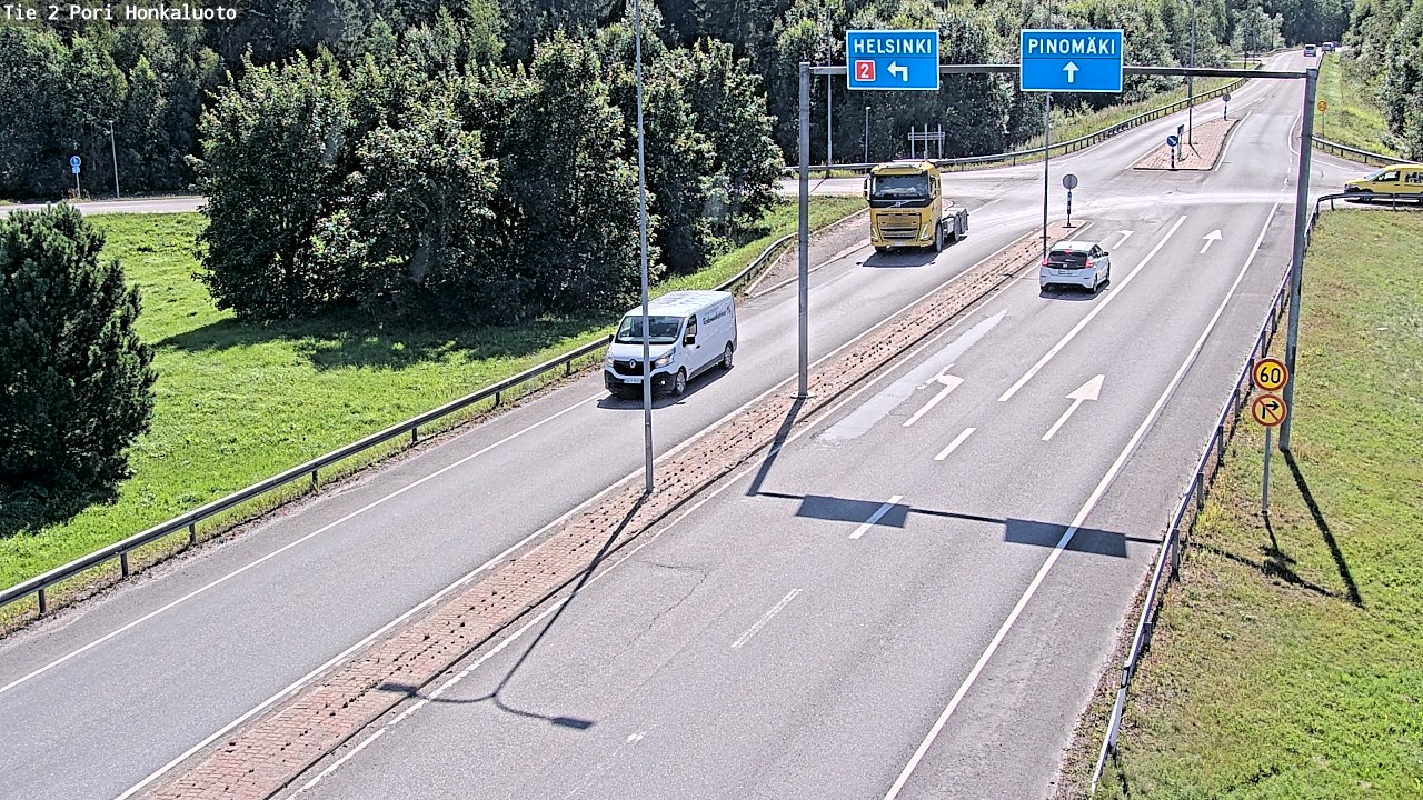 Kelikamerat Kuva Tie 2 Pori, Honkaluoto, Pori, Satakunta
