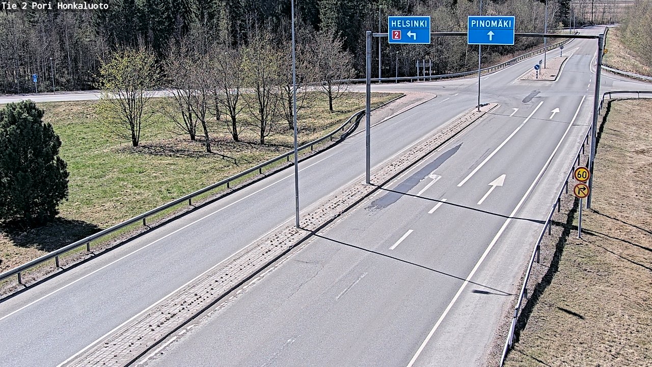 Kelikamerat Kuva Tie 2 Pori, Honkaluoto, Pori, Satakunta