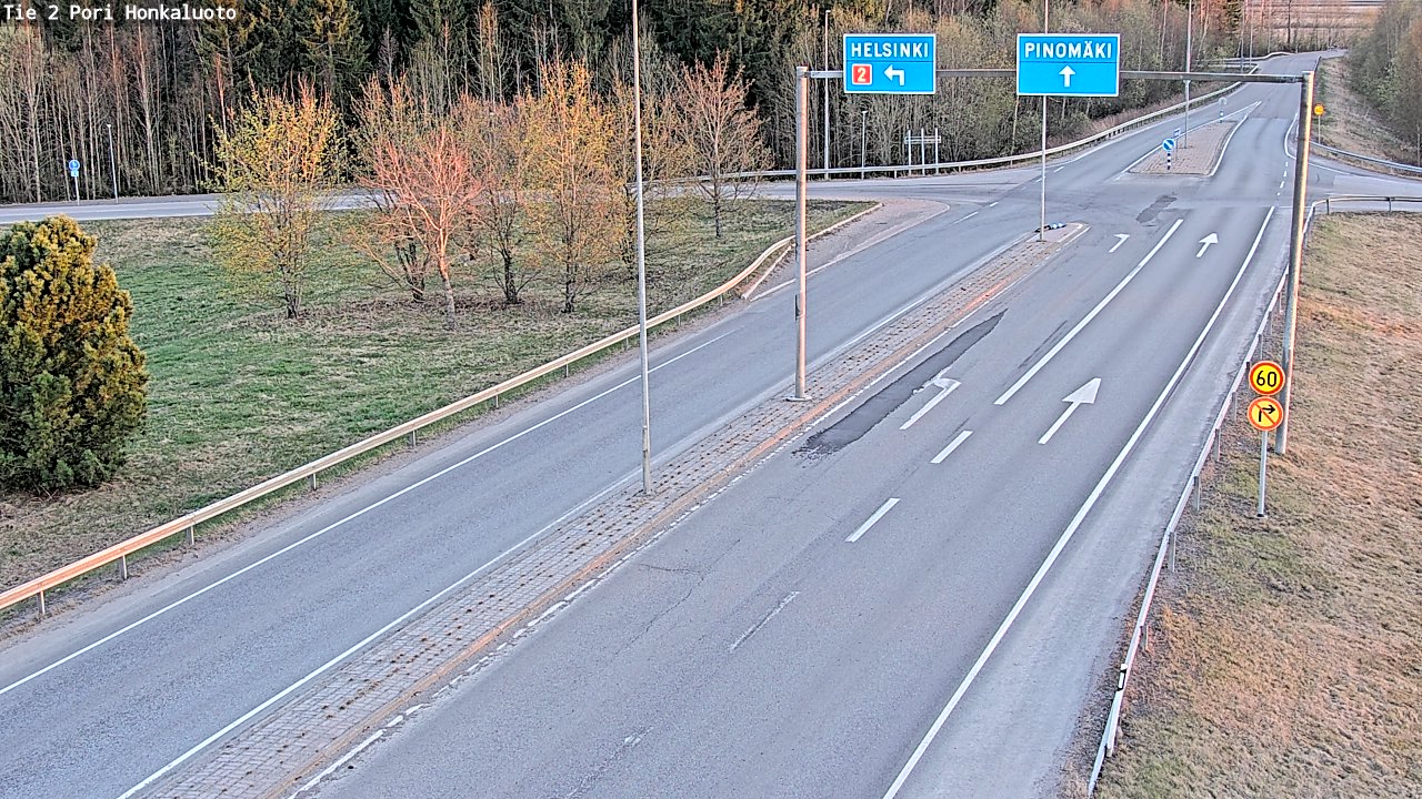 Kelikamerat Kuva Tie 2 Pori, Honkaluoto, Pori, Satakunta