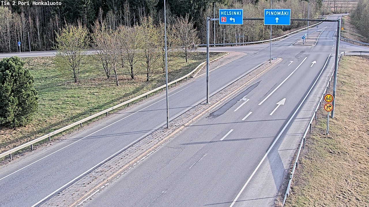 Kelikamerat Kuva Tie 2 Pori, Honkaluoto, Pori, Satakunta