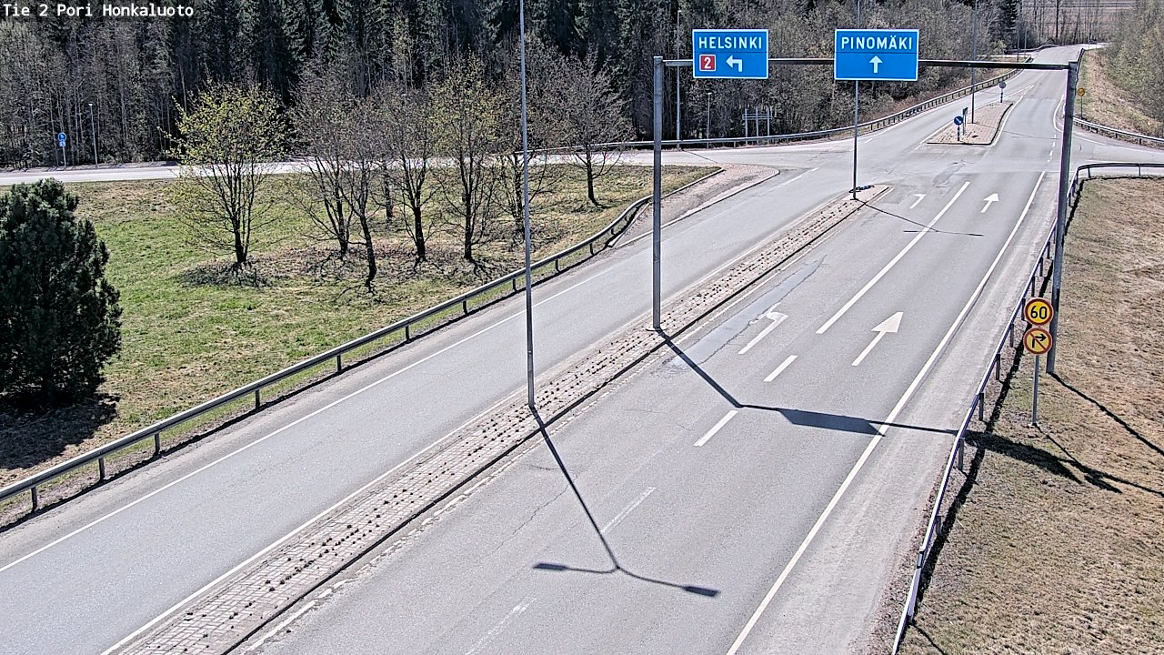 Kelikamerat Kuva Tie 2 Pori, Honkaluoto, Pori, Satakunta