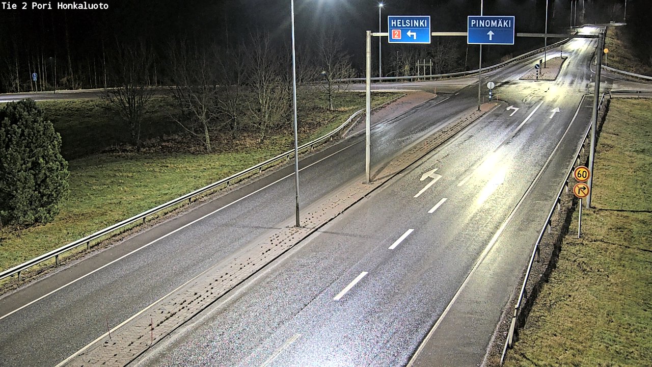 Weather Camera Image Väg 2 Björneborg, Honkaluoto, Pori, Satakunta