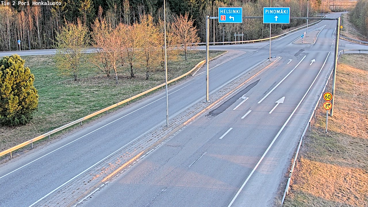 Kelikamerat Kuva Tie 2 Pori, Honkaluoto, Pori, Satakunta