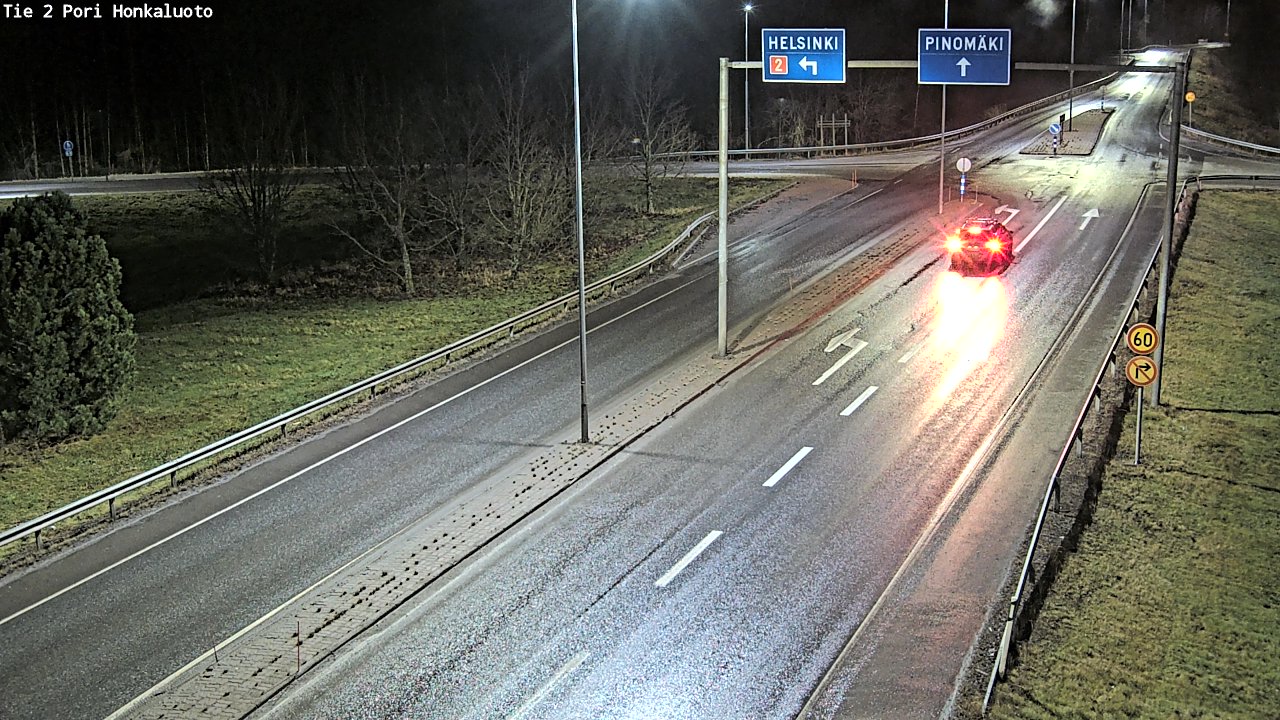 Weather Camera Image Väg 2 Björneborg, Honkaluoto, Pori, Satakunta