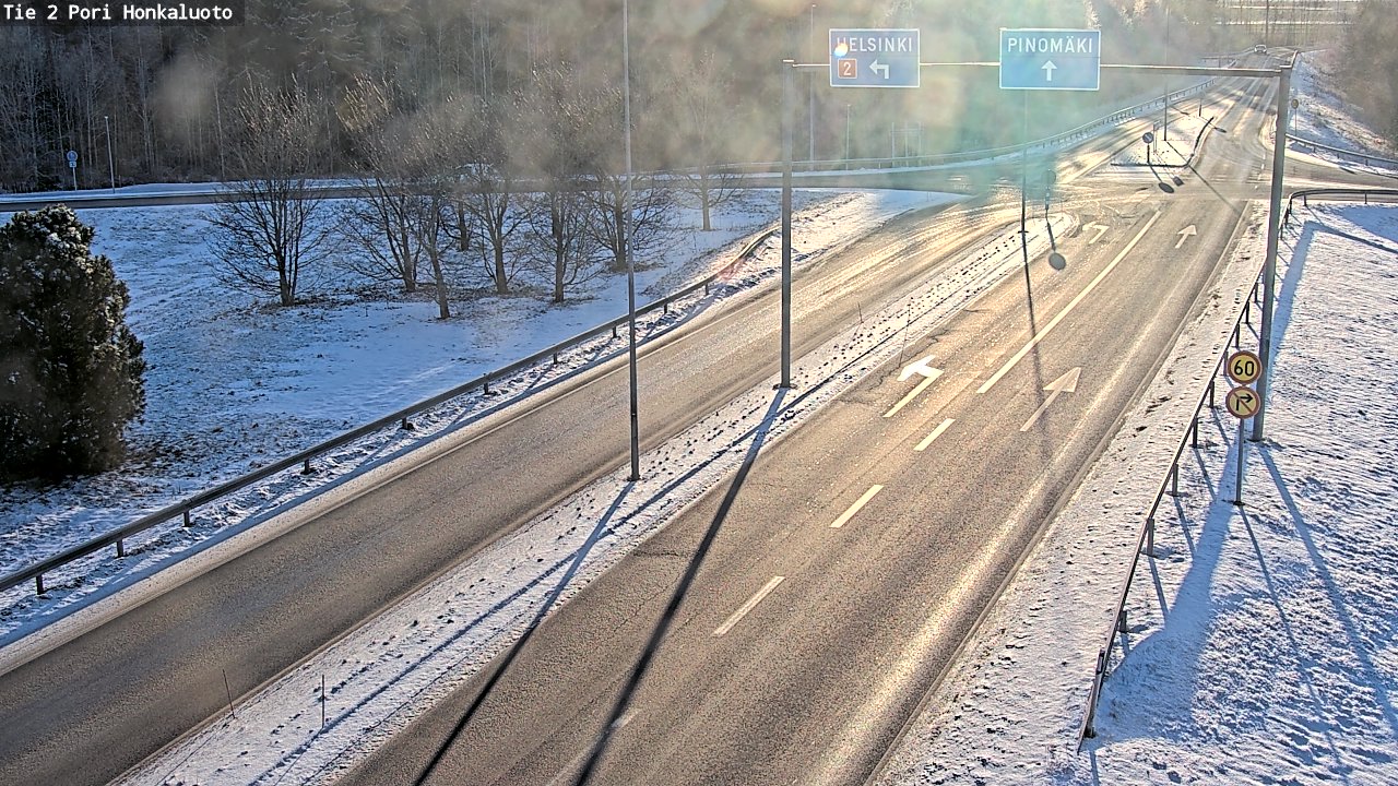 Weather Camera Image Road 2 Pori, Honkaluoto, Pori, Satakunta