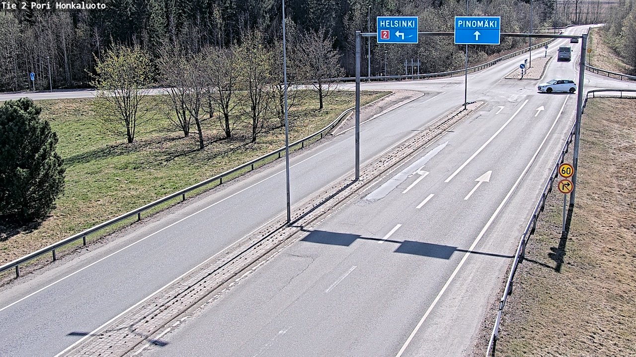 Kelikamerat Kuva Tie 2 Pori, Honkaluoto, Pori, Satakunta