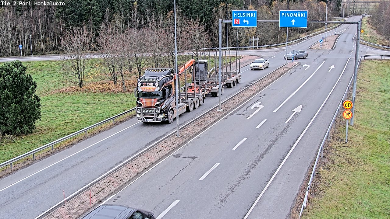 Kelikamerat Kuva Tie 2 Pori, Honkaluoto, Pori, Satakunta