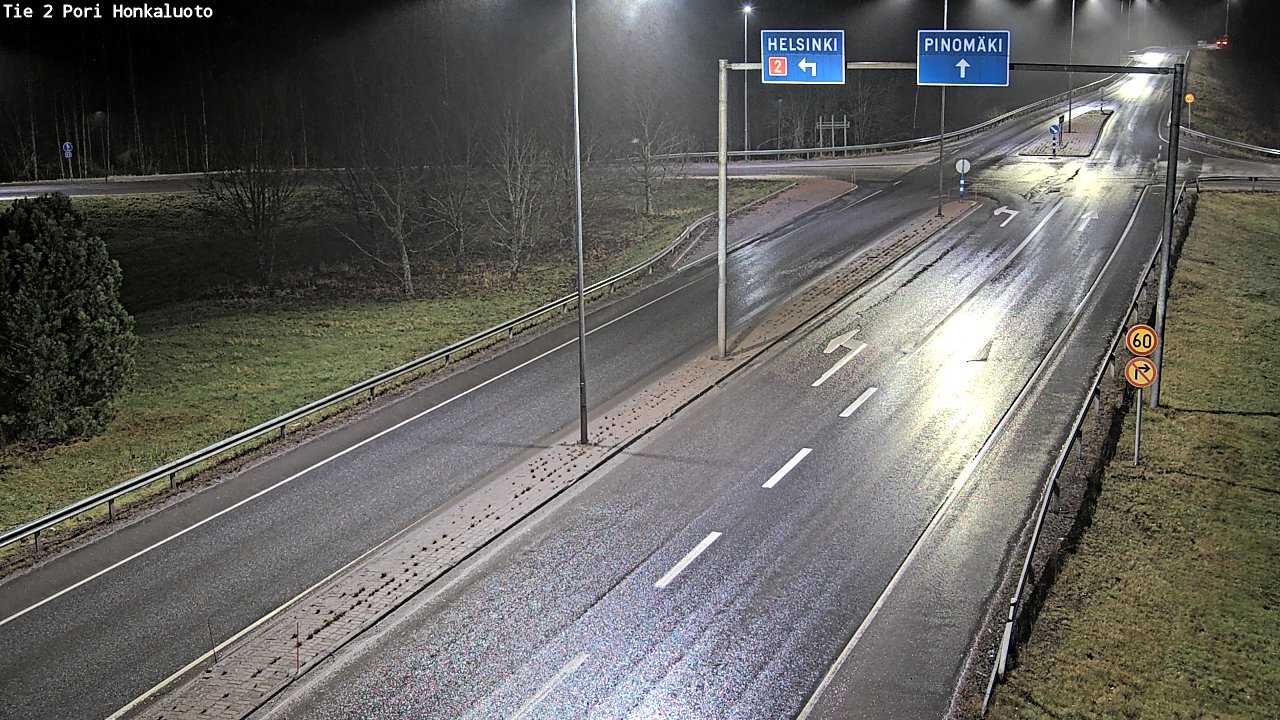 Weather Camera Image Väg 2 Björneborg, Honkaluoto, Pori, Satakunta