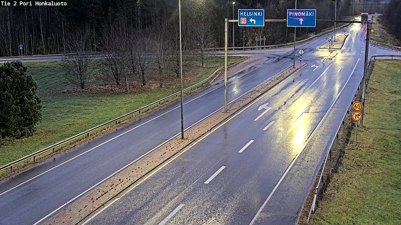 Kelikamerat Kuva Tie 2 Pori, Honkaluoto, Pori, Satakunta