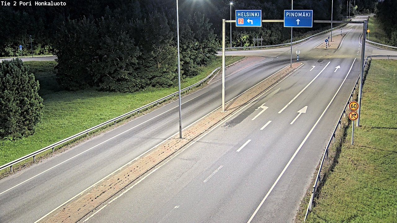 Kelikamerat Kuva Tie 2 Pori, Honkaluoto, Pori, Satakunta