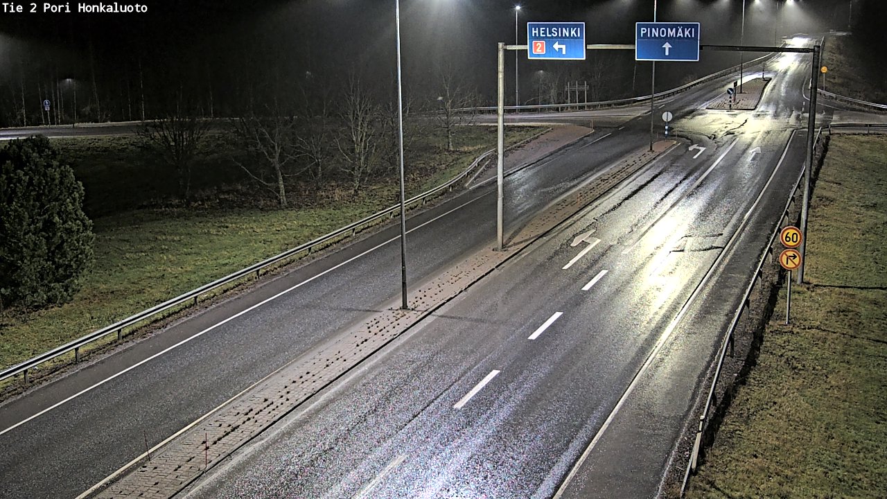 Weather Camera Image Väg 2 Björneborg, Honkaluoto, Pori, Satakunta