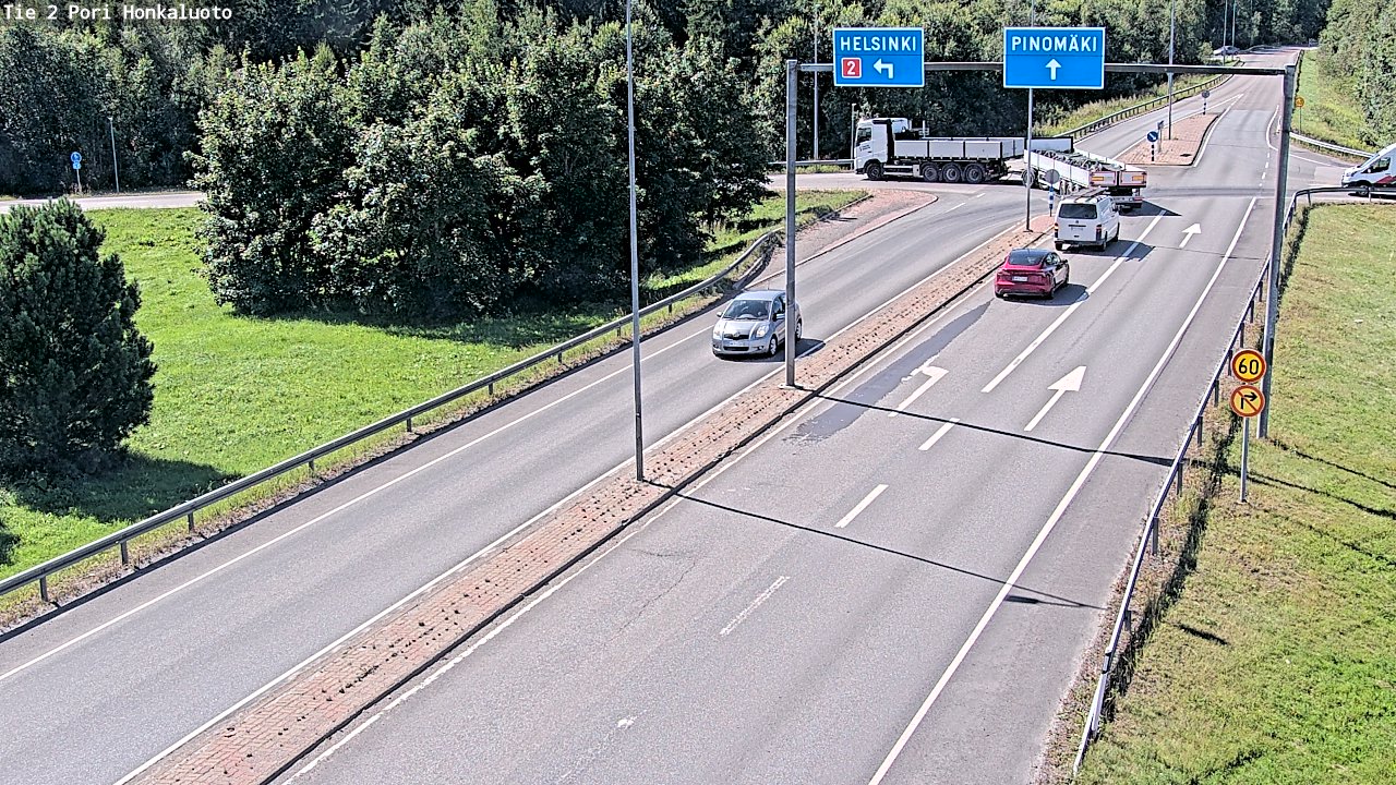 Kelikamerat Kuva Tie 2 Pori, Honkaluoto, Pori, Satakunta