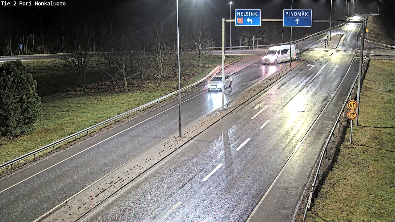 Weather Camera Image Väg 2 Björneborg, Honkaluoto, Pori, Satakunta