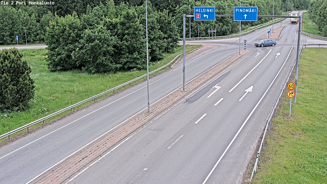 Kelikamerat Kuva Tie 2 Pori, Honkaluoto, Pori, Satakunta
