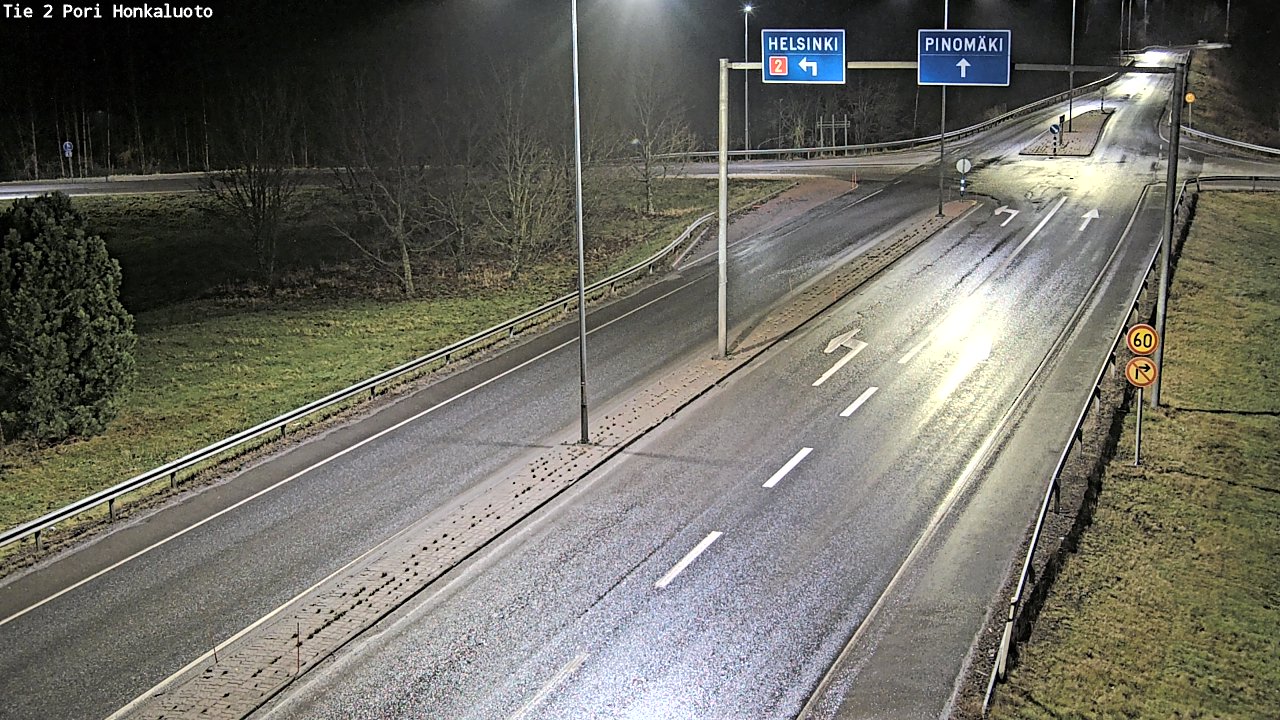 Weather Camera Image Väg 2 Björneborg, Honkaluoto, Pori, Satakunta