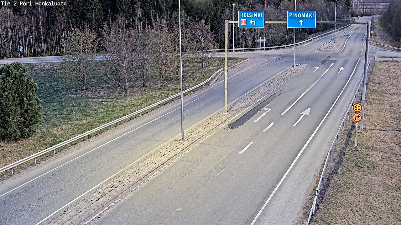 Kelikamerat Kuva Tie 2 Pori, Honkaluoto, Pori, Satakunta