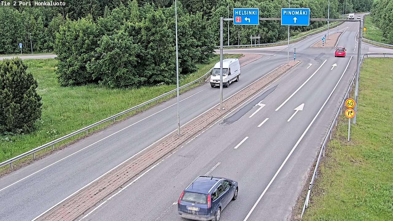 Kelikamerat Kuva Tie 2 Pori, Honkaluoto, Pori, Satakunta