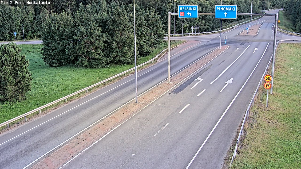 Kelikamerat Kuva Tie 2 Pori, Honkaluoto, Pori, Satakunta