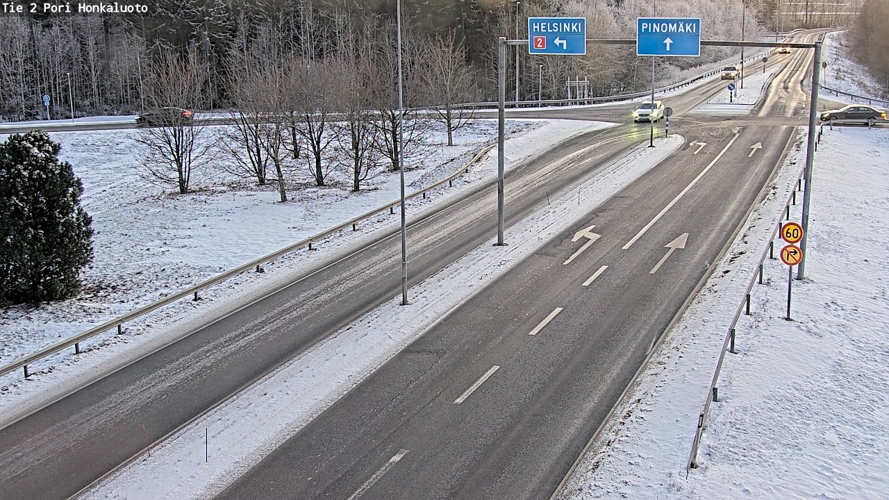 Weather Camera Image Road 2 Pori, Honkaluoto, Pori, Satakunta