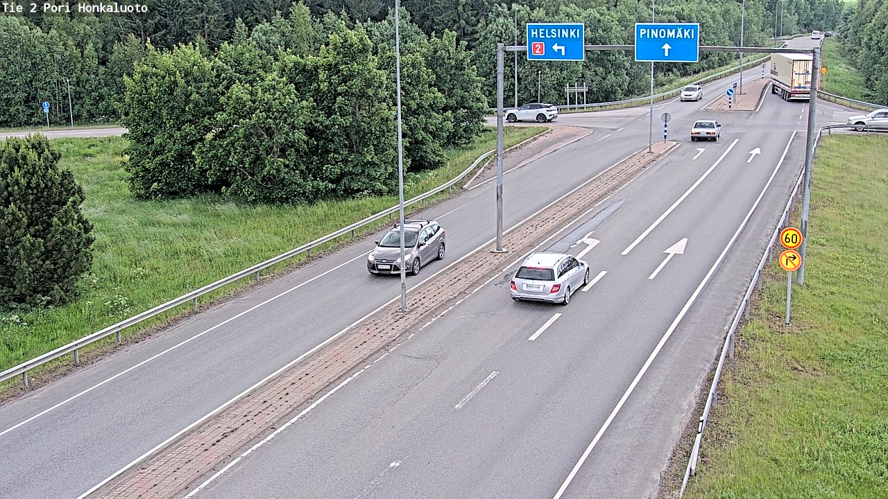 Kelikamerat Kuva Tie 2 Pori, Honkaluoto, Pori, Satakunta