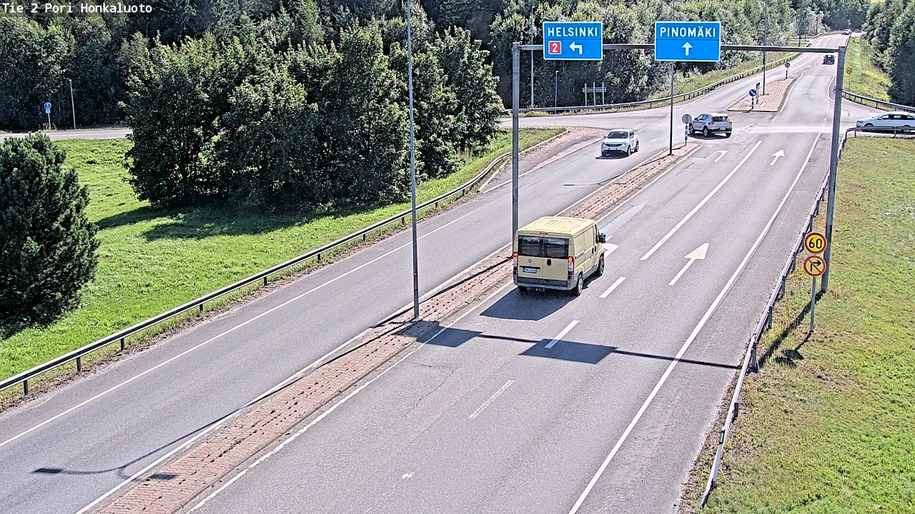 Kelikamerat Kuva Tie 2 Pori, Honkaluoto, Pori, Satakunta