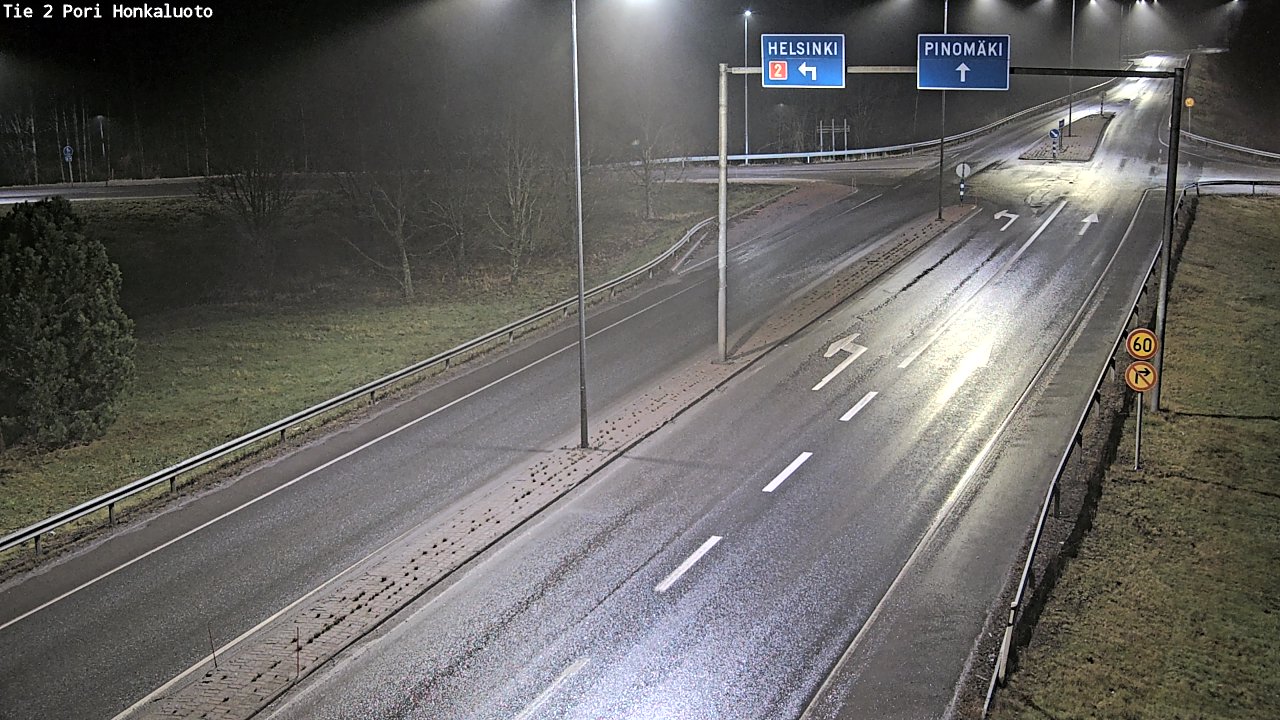 Weather Camera Image Väg 2 Björneborg, Honkaluoto, Pori, Satakunta