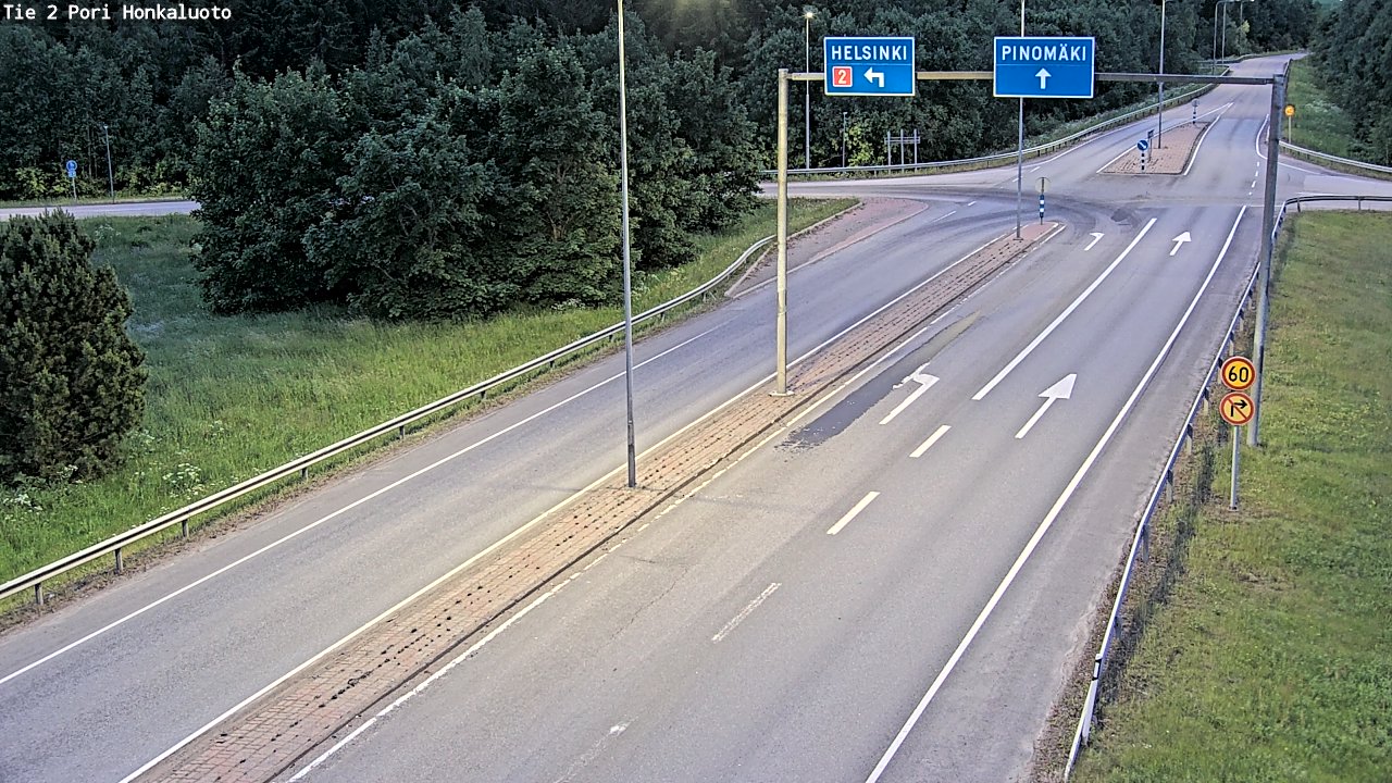 Kelikamerat Kuva Tie 2 Pori, Honkaluoto, Pori, Satakunta