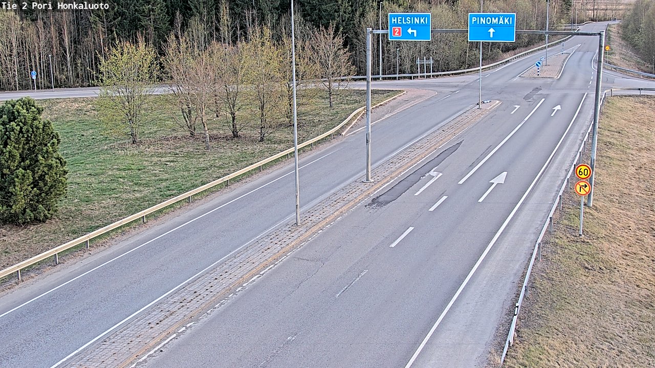 Kelikamerat Kuva Tie 2 Pori, Honkaluoto, Pori, Satakunta