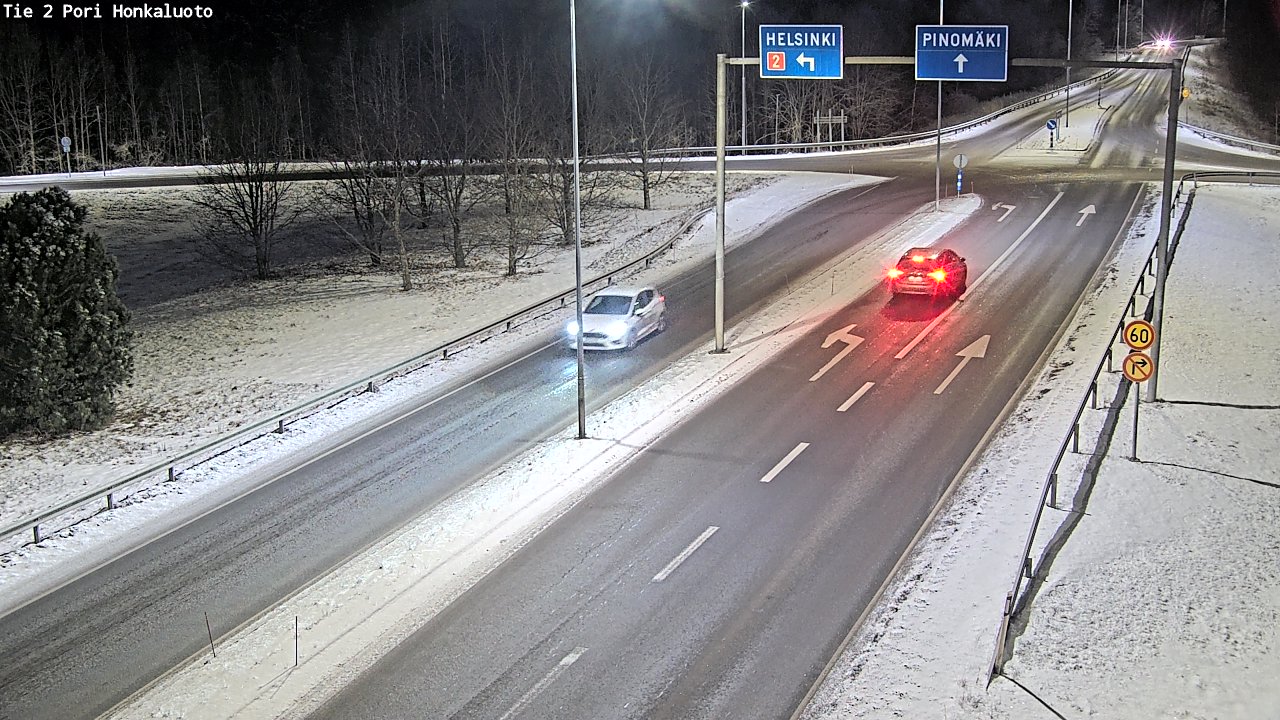 Weather Camera Image Road 2 Pori, Honkaluoto, Pori, Satakunta