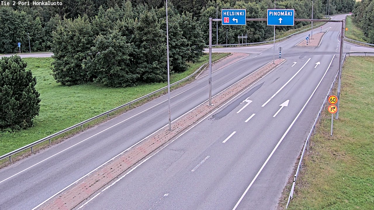 Kelikamerat Kuva Tie 2 Pori, Honkaluoto, Pori, Satakunta