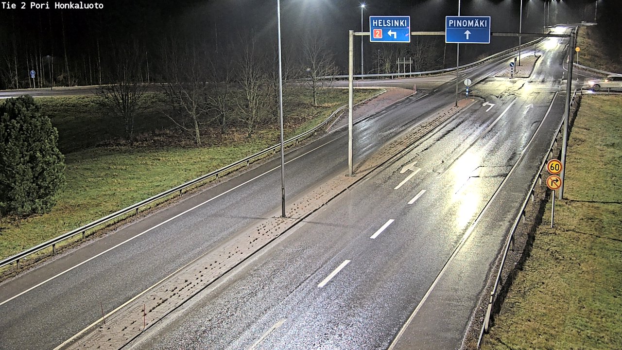 Weather Camera Image Väg 2 Björneborg, Honkaluoto, Pori, Satakunta