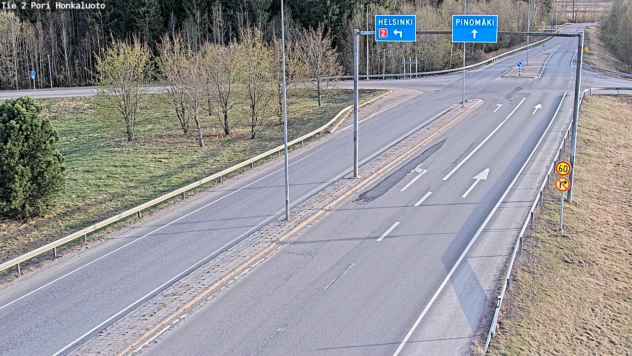 Kelikamerat Kuva Tie 2 Pori, Honkaluoto, Pori, Satakunta