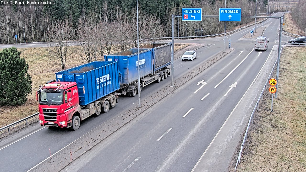 Kelikamerat Kuva Tie 2 Pori, Honkaluoto, Pori, Satakunta