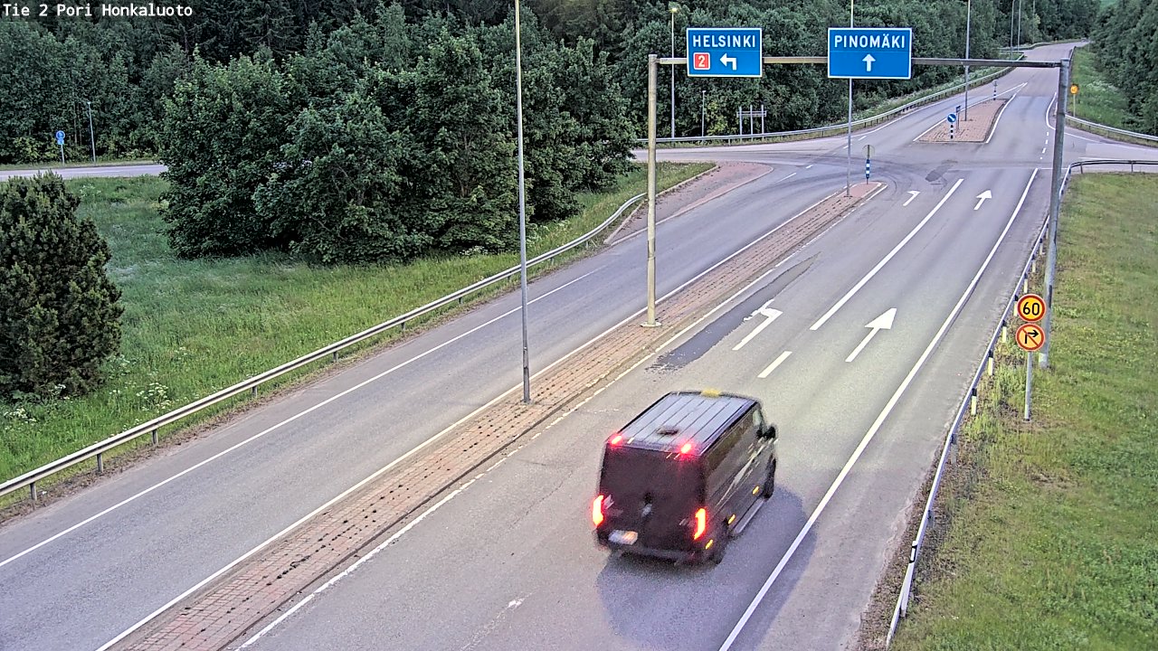 Kelikamerat Kuva Tie 2 Pori, Honkaluoto, Pori, Satakunta