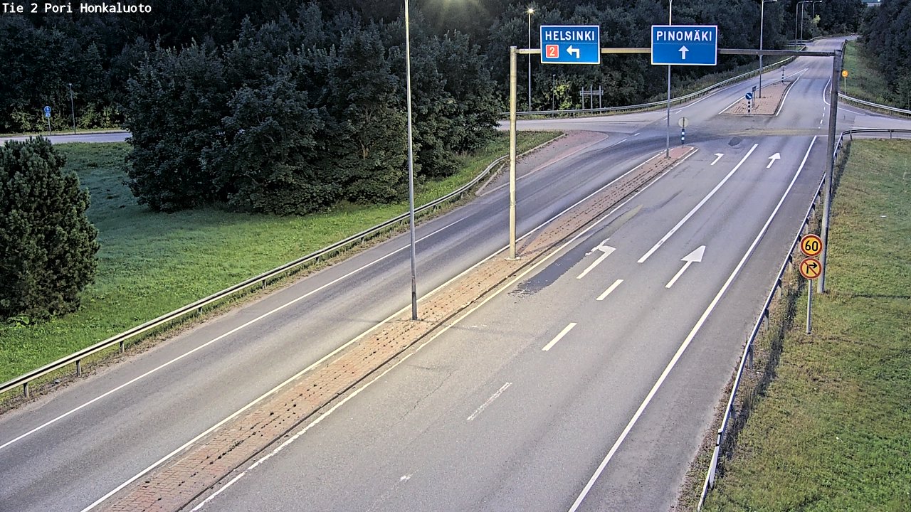 Kelikamerat Kuva Tie 2 Pori, Honkaluoto, Pori, Satakunta